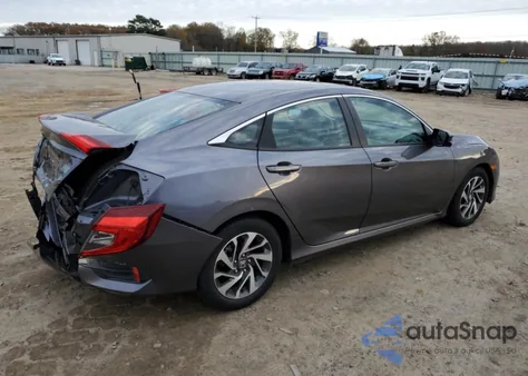2016 Honda Civic Ex from USA, damaged, VIN 19XFC2F76GE018876